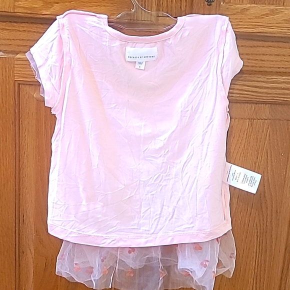 Rockets of Awesome Fancy Lovely Cherry Top for a Girl Size 4. - Picture 5 of 6